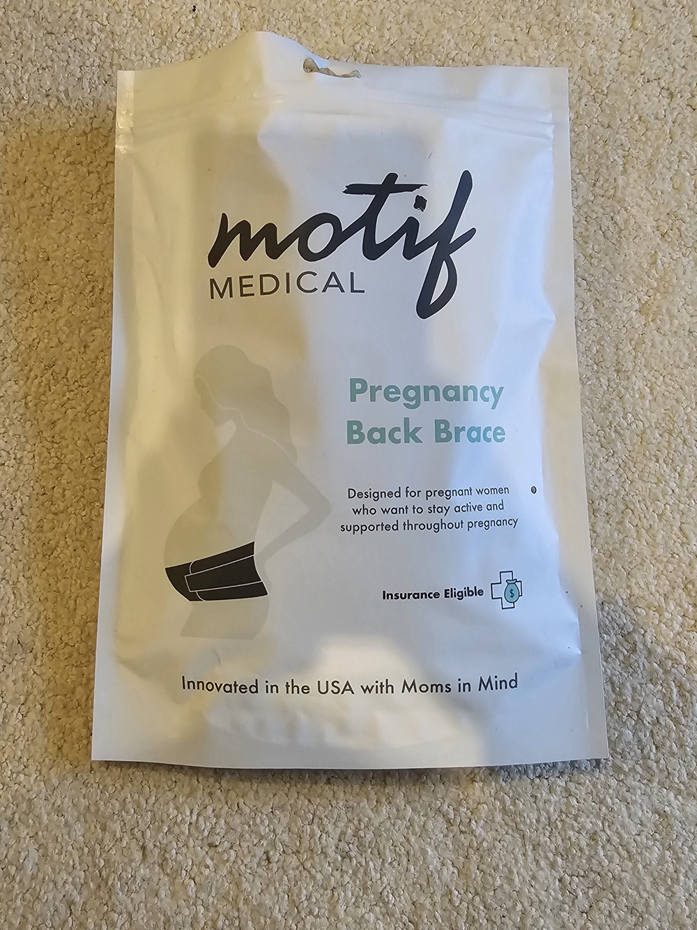 Motif Medical Pregnancy Back Brace - Medium